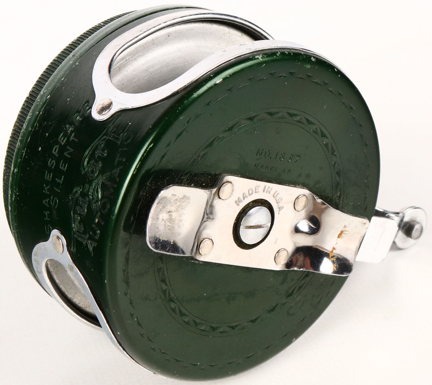Item # 6614 (Ended 2024-03-01 22:05:02) - Shakespeare TRU-ART Automatic fly  reel, No. 1837, Model GB, work