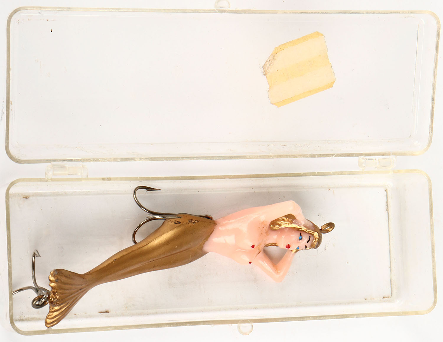 Item # 6394 (Ended 2024-03-01 22:05:02) - Mermaid lure with gold hair &  tail, great lure to pull out when