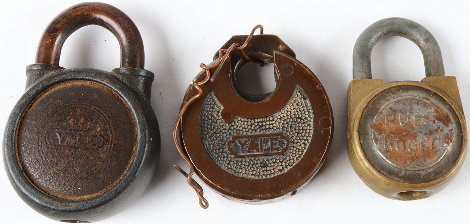 Item 90968 (Ended 20240531 231101) Lot of 3 early locks with