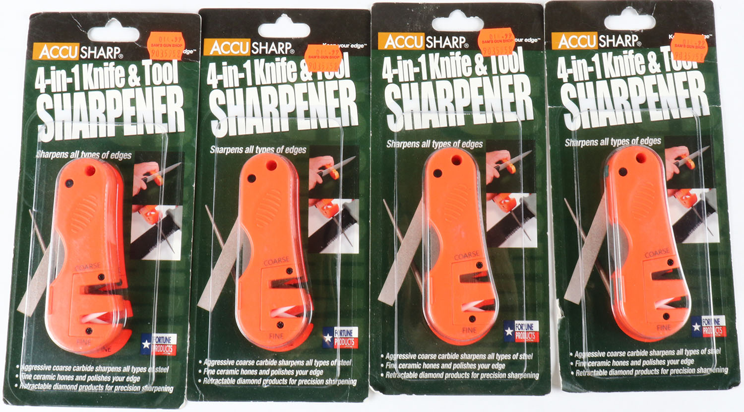 Item 91060 (Ended 20240301 220502) Lot of 4, Accu Sharp 4in1