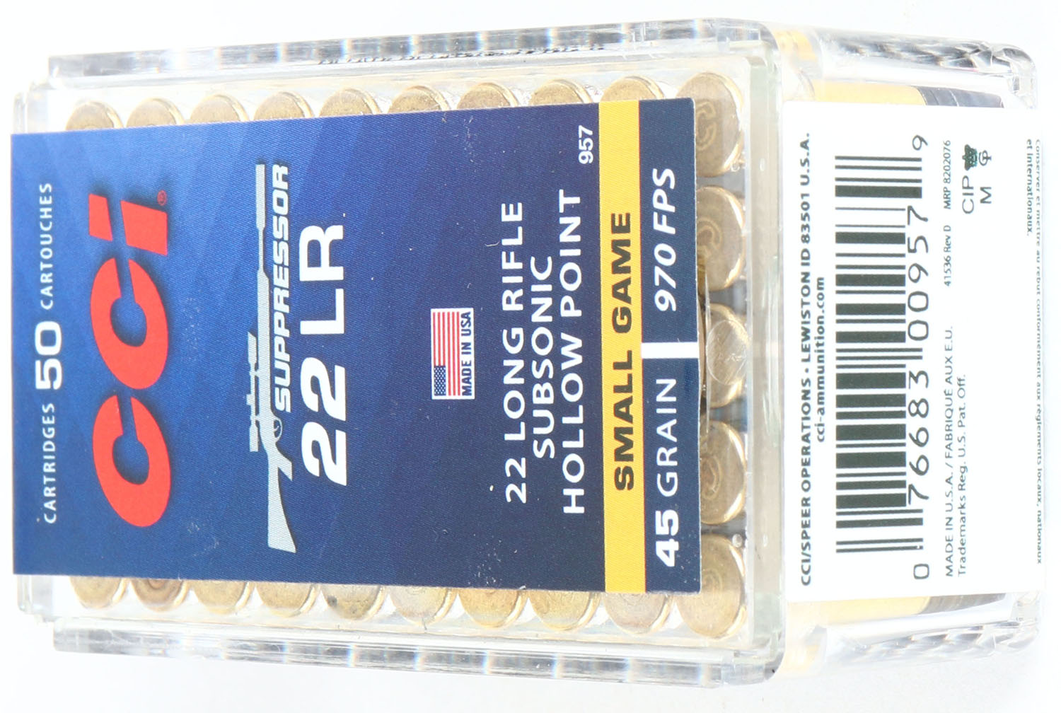 Item 20253 (Ended 20240830 231554) CCi, Suppressor, .22 Long