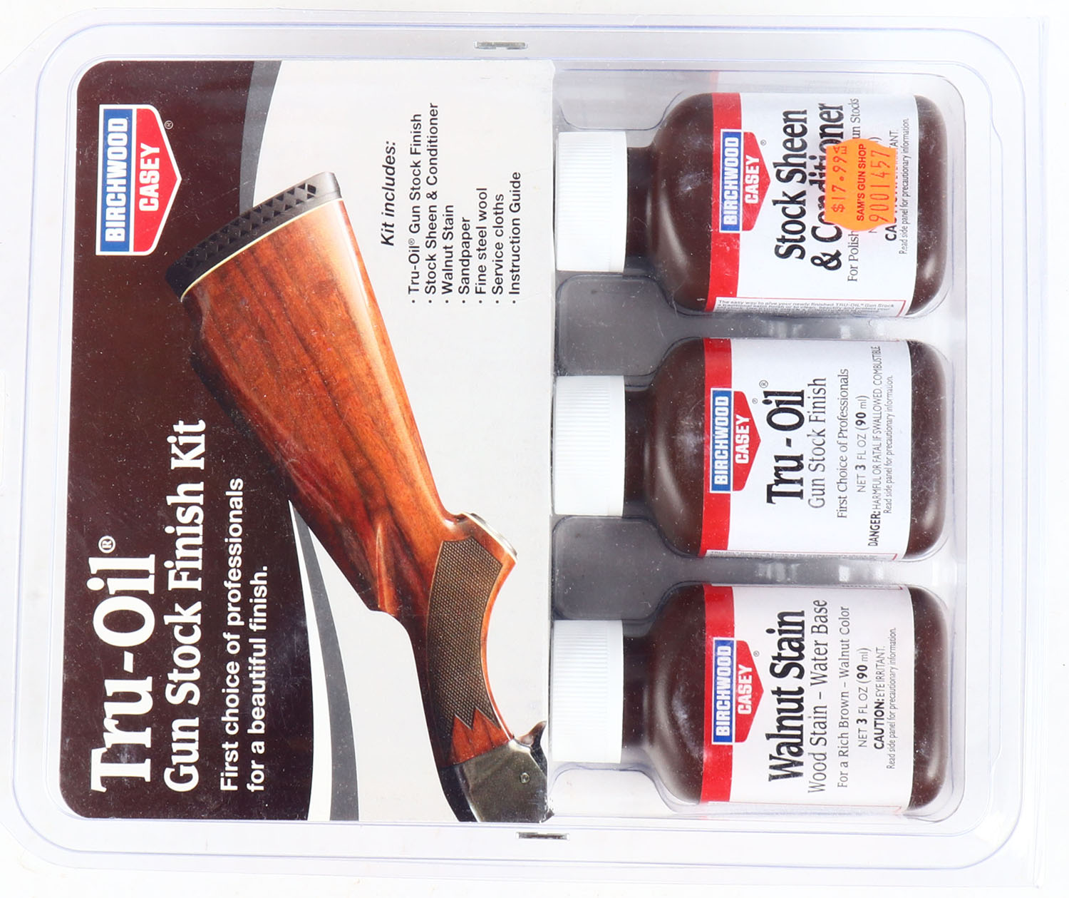 Item 90980 (Ended 20240830 231554) Gun Stock Finishing Kit